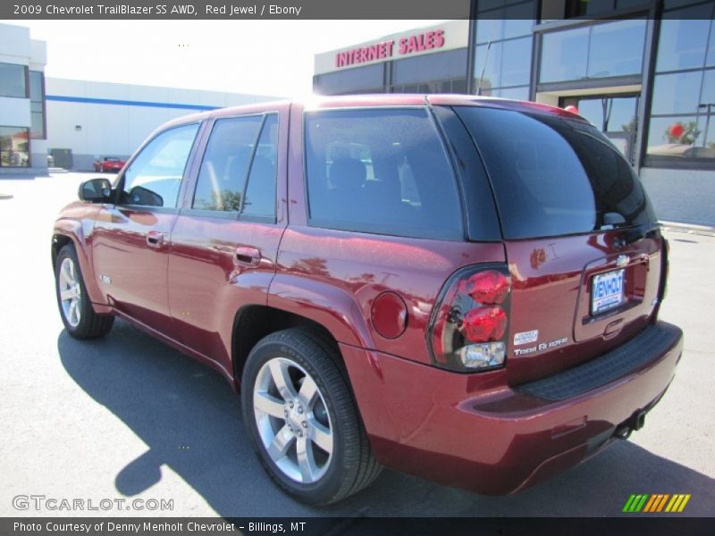 Red Jewel / Ebony 2009 Chevrolet TrailBlazer SS AWD