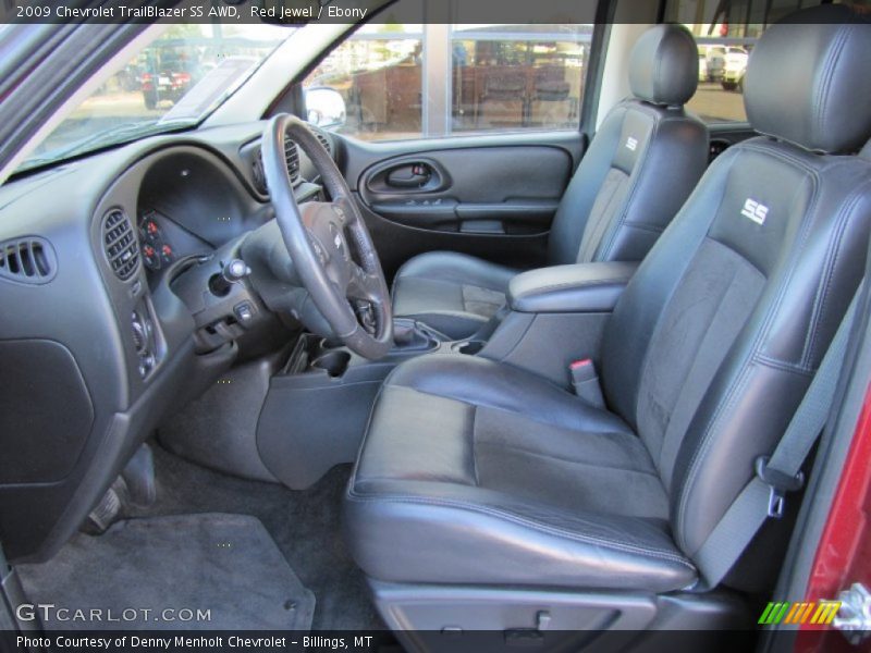  2009 TrailBlazer SS AWD Ebony Interior