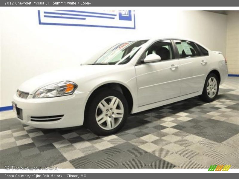 Summit White / Ebony 2012 Chevrolet Impala LT