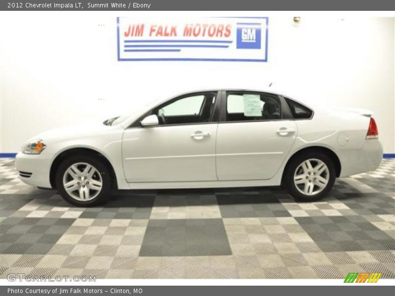 Summit White / Ebony 2012 Chevrolet Impala LT