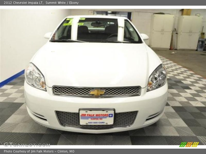 Summit White / Ebony 2012 Chevrolet Impala LT