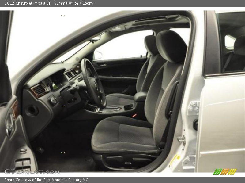 Summit White / Ebony 2012 Chevrolet Impala LT