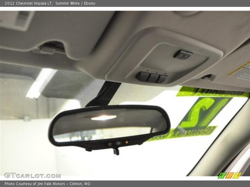 Summit White / Ebony 2012 Chevrolet Impala LT