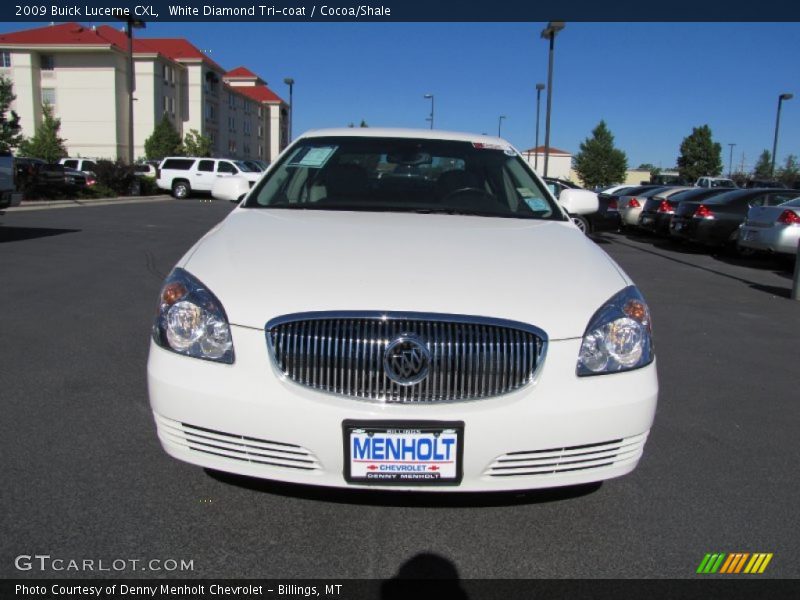 White Diamond Tri-coat / Cocoa/Shale 2009 Buick Lucerne CXL
