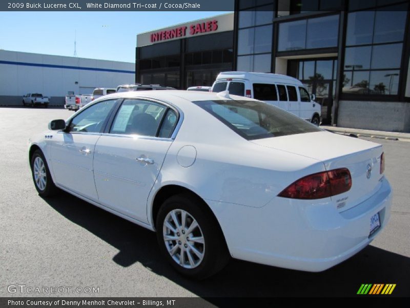 White Diamond Tri-coat / Cocoa/Shale 2009 Buick Lucerne CXL