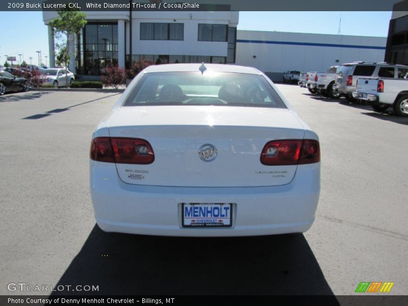 White Diamond Tri-coat / Cocoa/Shale 2009 Buick Lucerne CXL