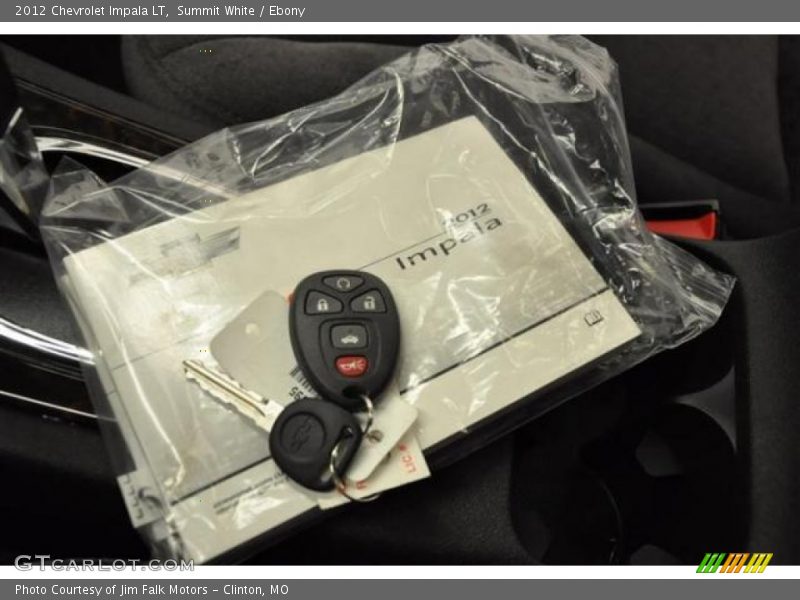 Summit White / Ebony 2012 Chevrolet Impala LT