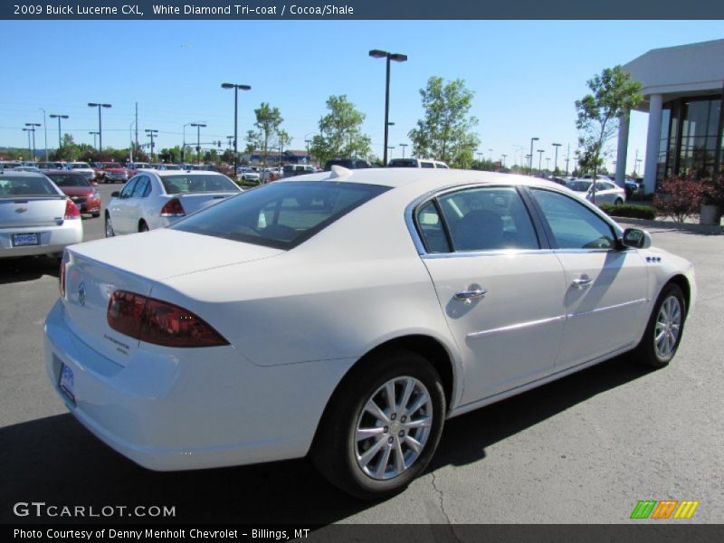 White Diamond Tri-coat / Cocoa/Shale 2009 Buick Lucerne CXL