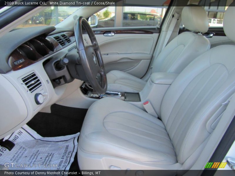 White Diamond Tri-coat / Cocoa/Shale 2009 Buick Lucerne CXL