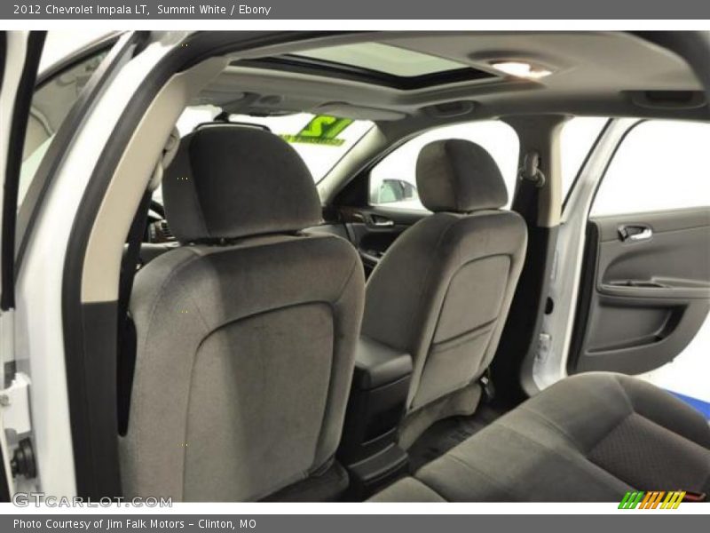 Summit White / Ebony 2012 Chevrolet Impala LT