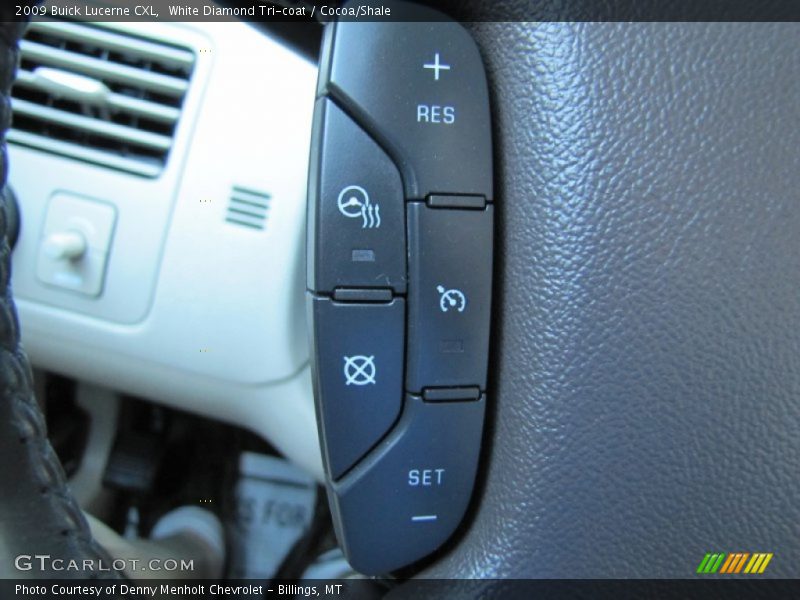 White Diamond Tri-coat / Cocoa/Shale 2009 Buick Lucerne CXL
