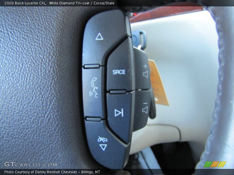 White Diamond Tri-coat / Cocoa/Shale 2009 Buick Lucerne CXL