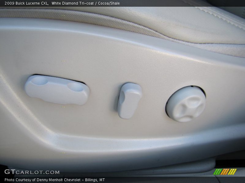 White Diamond Tri-coat / Cocoa/Shale 2009 Buick Lucerne CXL