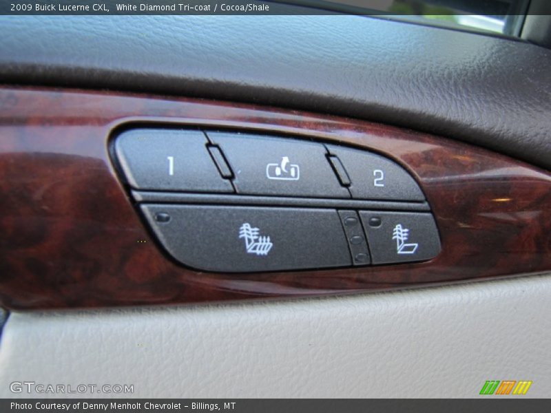 White Diamond Tri-coat / Cocoa/Shale 2009 Buick Lucerne CXL