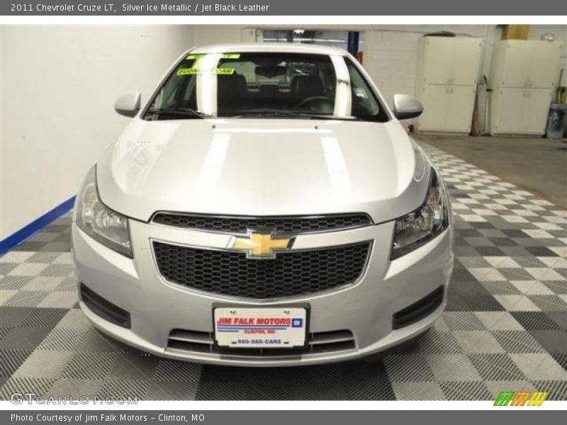 Silver Ice Metallic / Jet Black Leather 2011 Chevrolet Cruze LT