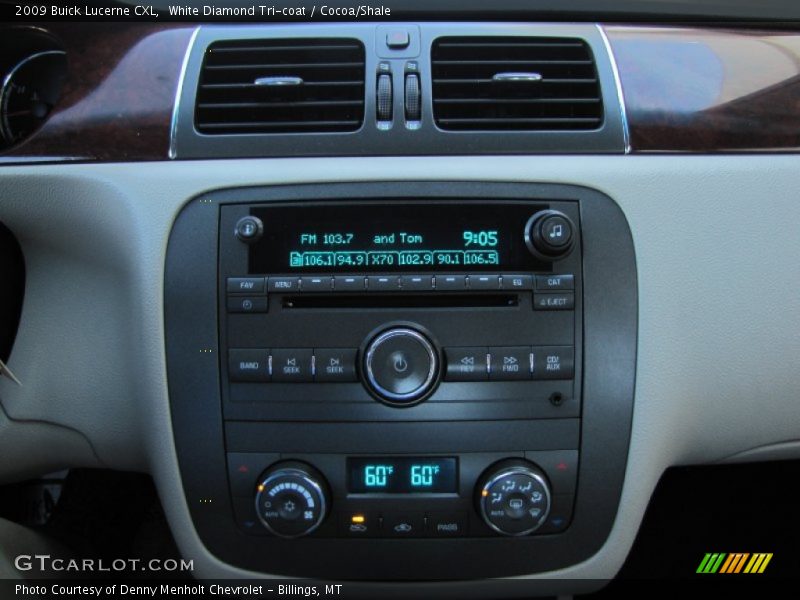 White Diamond Tri-coat / Cocoa/Shale 2009 Buick Lucerne CXL