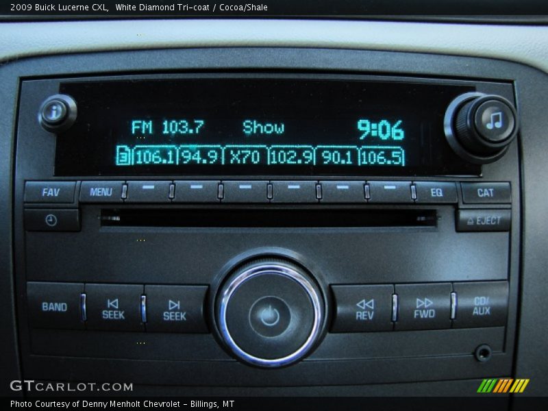White Diamond Tri-coat / Cocoa/Shale 2009 Buick Lucerne CXL