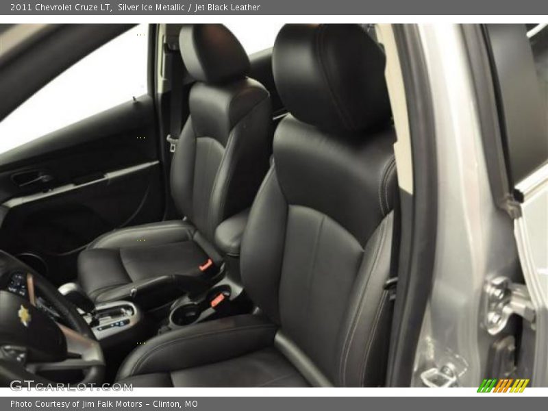 Silver Ice Metallic / Jet Black Leather 2011 Chevrolet Cruze LT