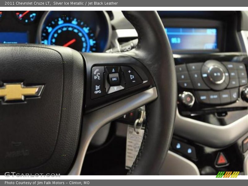 Silver Ice Metallic / Jet Black Leather 2011 Chevrolet Cruze LT