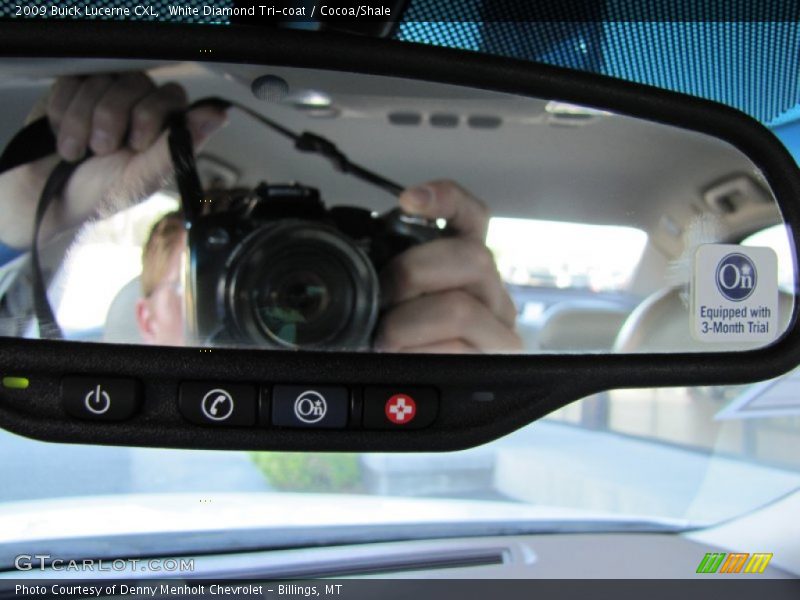 White Diamond Tri-coat / Cocoa/Shale 2009 Buick Lucerne CXL