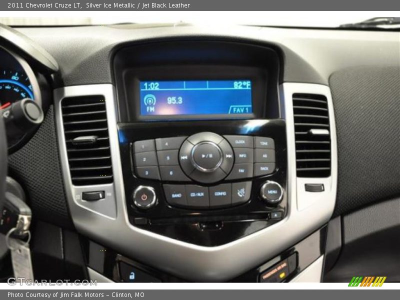 Silver Ice Metallic / Jet Black Leather 2011 Chevrolet Cruze LT