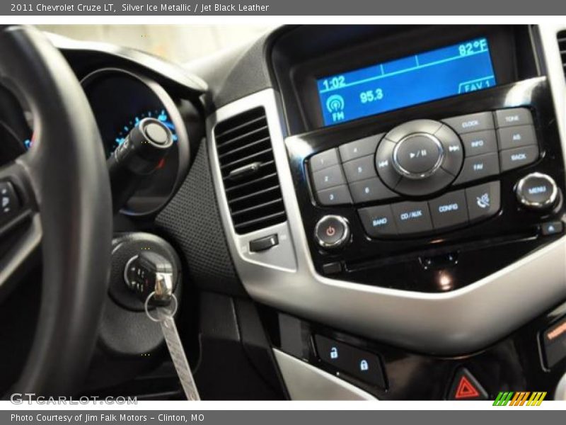 Silver Ice Metallic / Jet Black Leather 2011 Chevrolet Cruze LT
