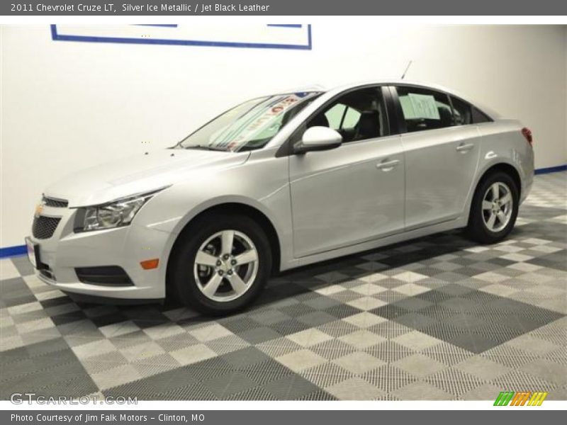 Silver Ice Metallic / Jet Black Leather 2011 Chevrolet Cruze LT