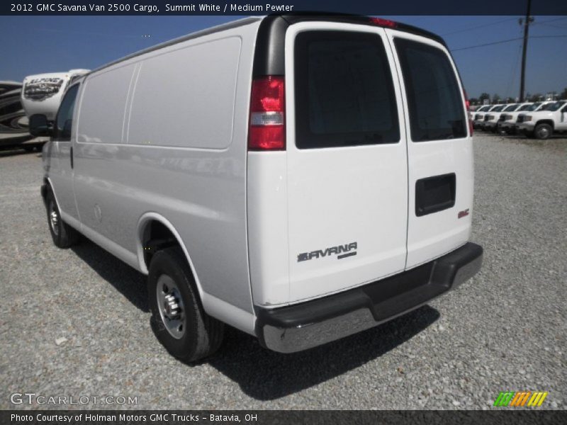 Summit White / Medium Pewter 2012 GMC Savana Van 2500 Cargo