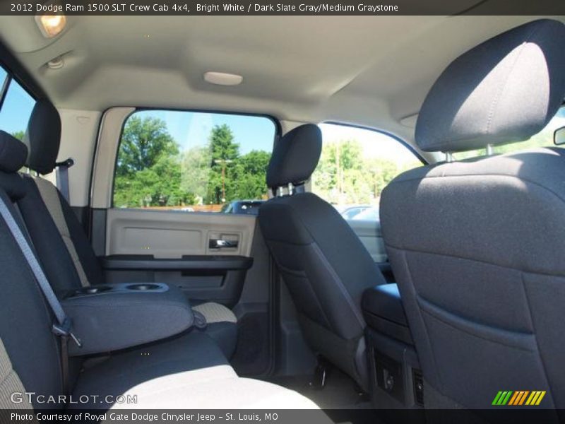 Bright White / Dark Slate Gray/Medium Graystone 2012 Dodge Ram 1500 SLT Crew Cab 4x4