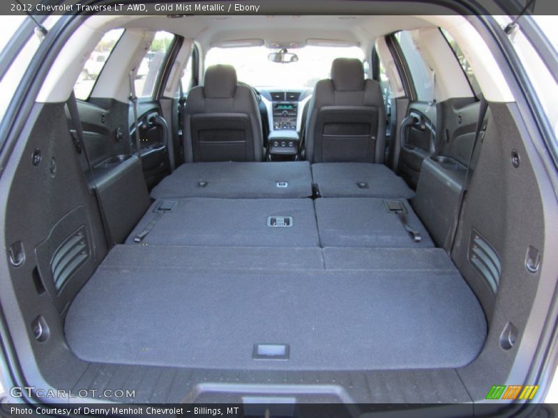 Gold Mist Metallic / Ebony 2012 Chevrolet Traverse LT AWD