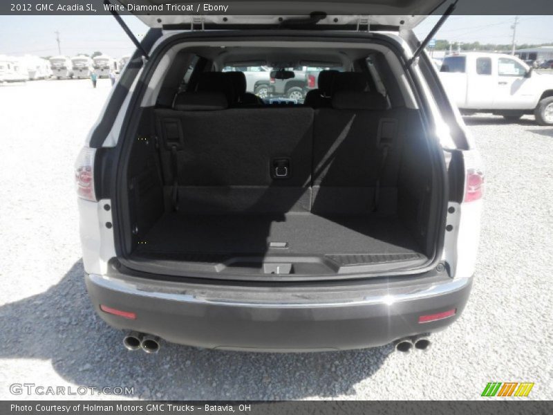 White Diamond Tricoat / Ebony 2012 GMC Acadia SL