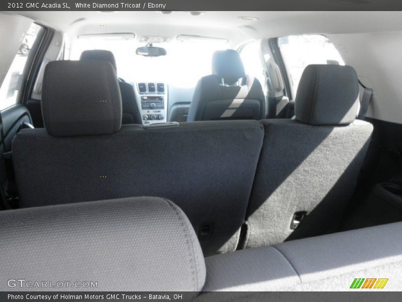 White Diamond Tricoat / Ebony 2012 GMC Acadia SL