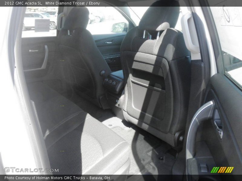 White Diamond Tricoat / Ebony 2012 GMC Acadia SL