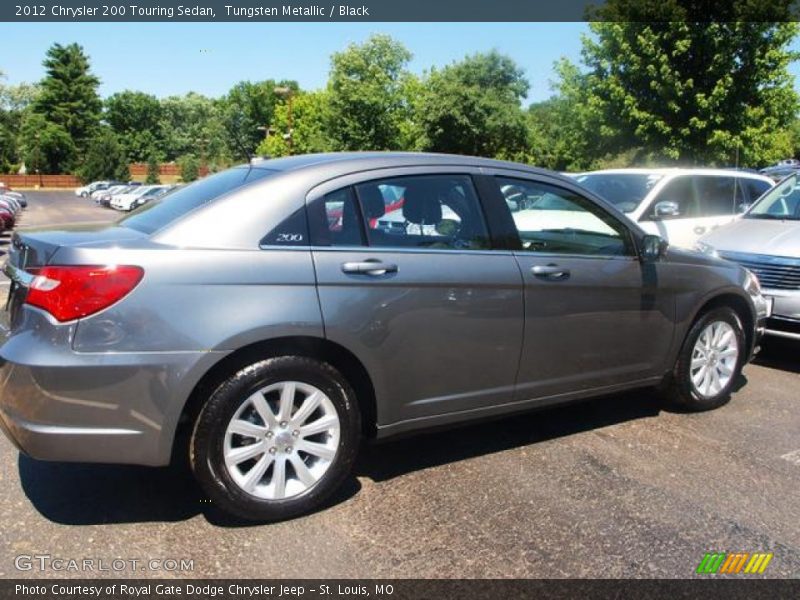 Tungsten Metallic / Black 2012 Chrysler 200 Touring Sedan