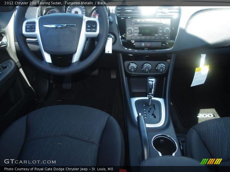 Tungsten Metallic / Black 2012 Chrysler 200 Touring Sedan