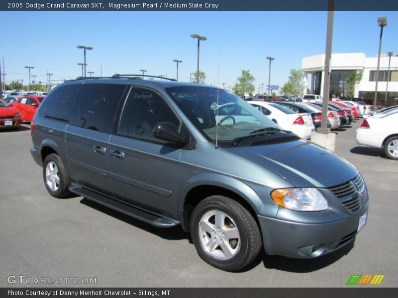 Magnesium Pearl / Medium Slate Gray 2005 Dodge Grand Caravan SXT
