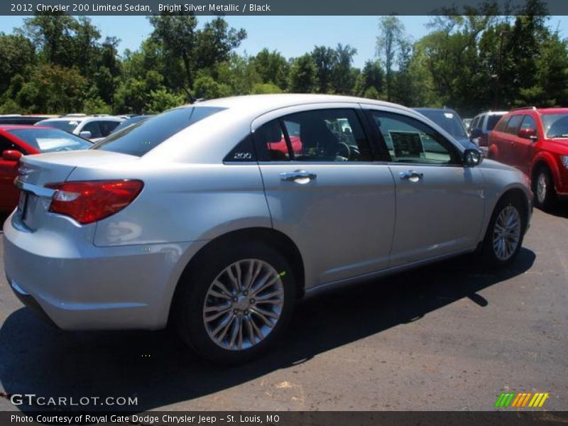 Bright Silver Metallic / Black 2012 Chrysler 200 Limited Sedan