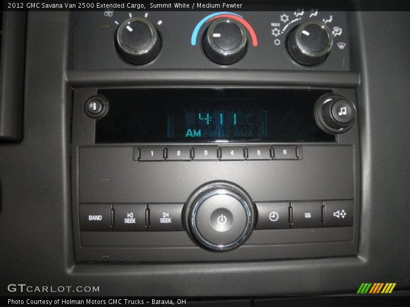Summit White / Medium Pewter 2012 GMC Savana Van 2500 Extended Cargo