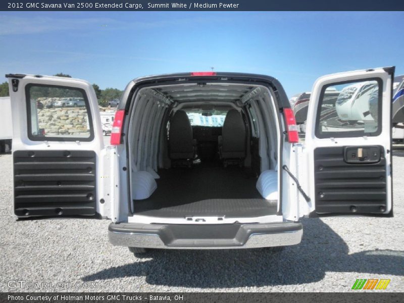 Summit White / Medium Pewter 2012 GMC Savana Van 2500 Extended Cargo