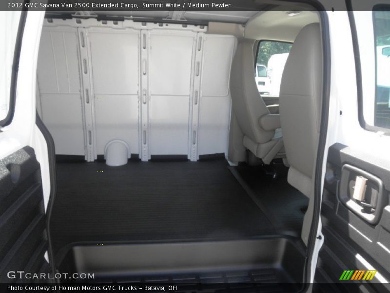 Summit White / Medium Pewter 2012 GMC Savana Van 2500 Extended Cargo