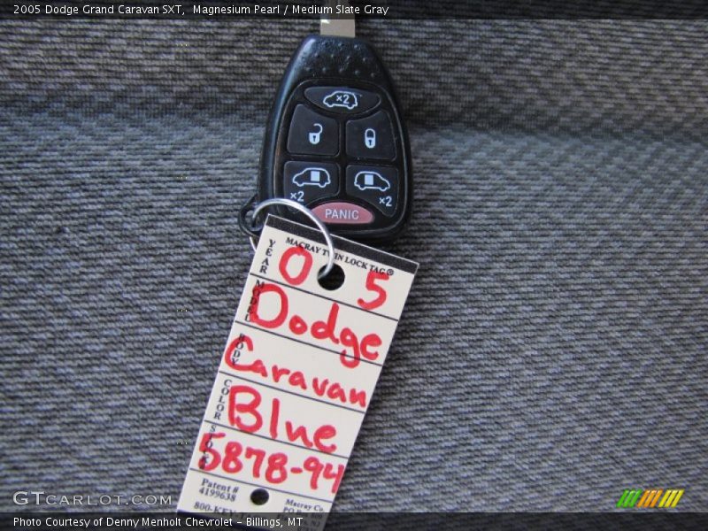 Magnesium Pearl / Medium Slate Gray 2005 Dodge Grand Caravan SXT