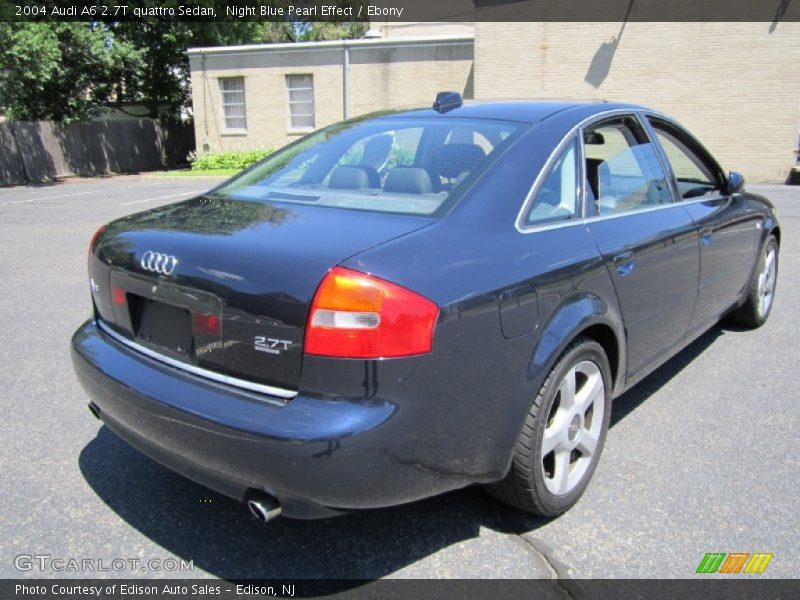 Night Blue Pearl Effect / Ebony 2004 Audi A6 2.7T quattro Sedan