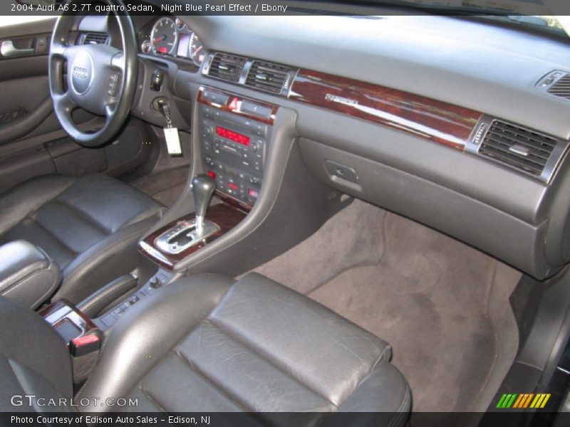Night Blue Pearl Effect / Ebony 2004 Audi A6 2.7T quattro Sedan