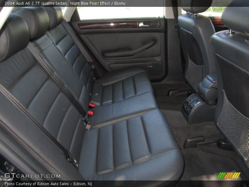 Rear Seat of 2004 A6 2.7T quattro Sedan
