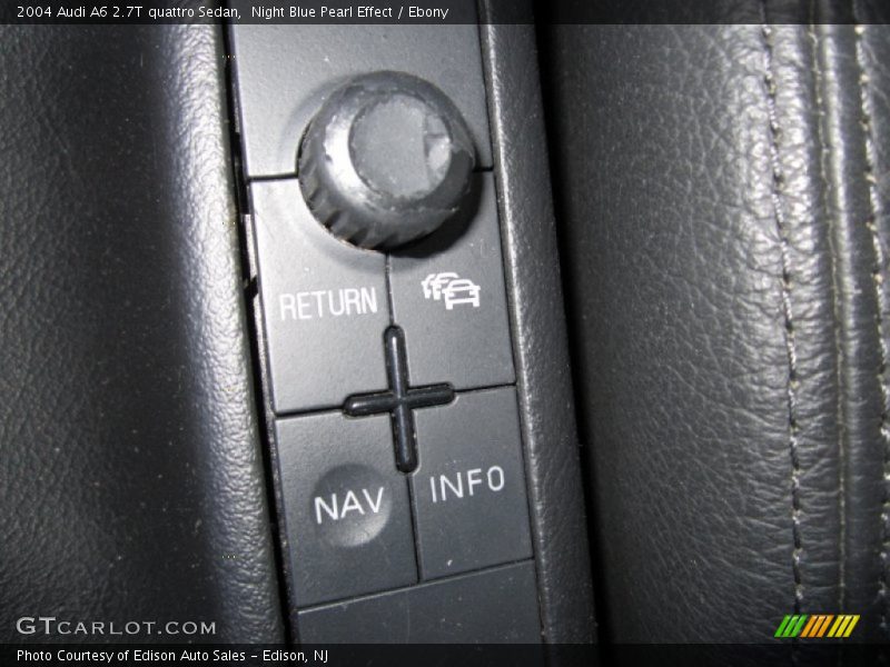 Night Blue Pearl Effect / Ebony 2004 Audi A6 2.7T quattro Sedan