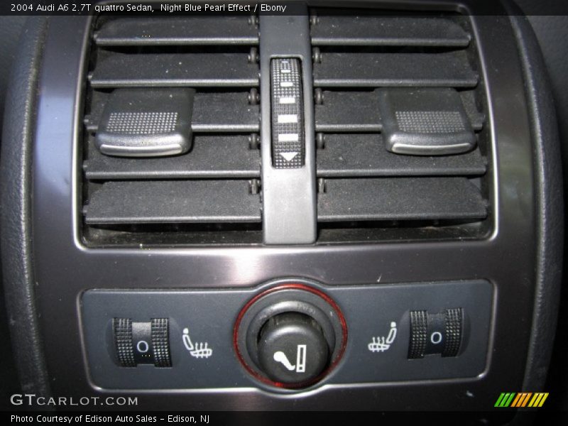 Night Blue Pearl Effect / Ebony 2004 Audi A6 2.7T quattro Sedan