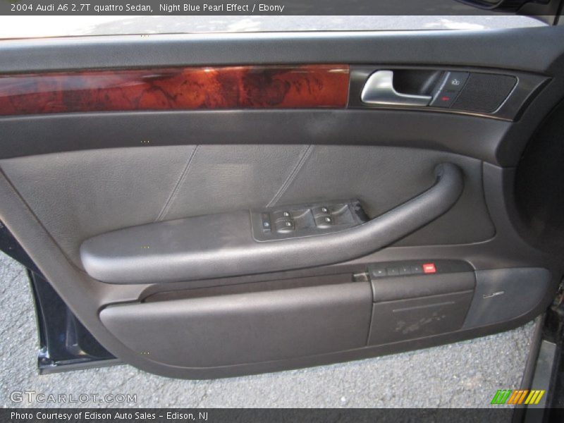 Night Blue Pearl Effect / Ebony 2004 Audi A6 2.7T quattro Sedan