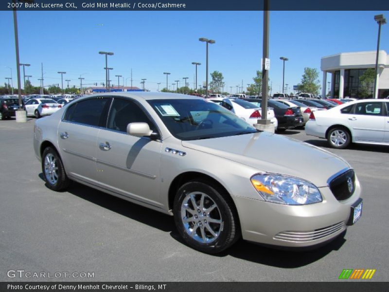 Gold Mist Metallic / Cocoa/Cashmere 2007 Buick Lucerne CXL