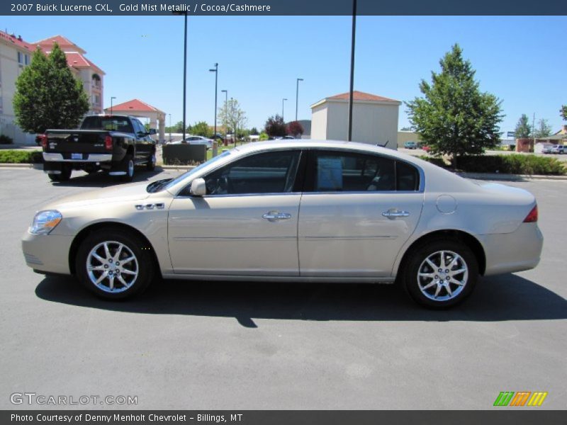 Gold Mist Metallic / Cocoa/Cashmere 2007 Buick Lucerne CXL