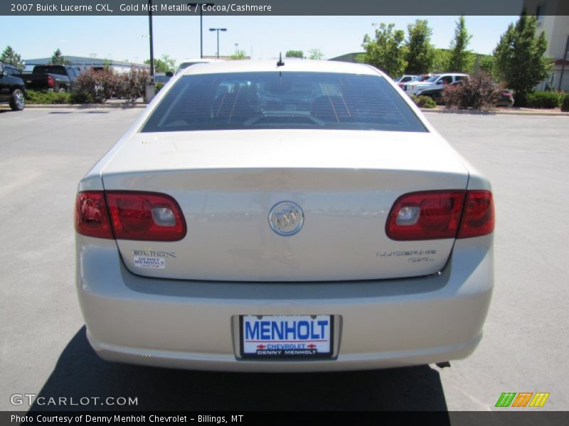Gold Mist Metallic / Cocoa/Cashmere 2007 Buick Lucerne CXL